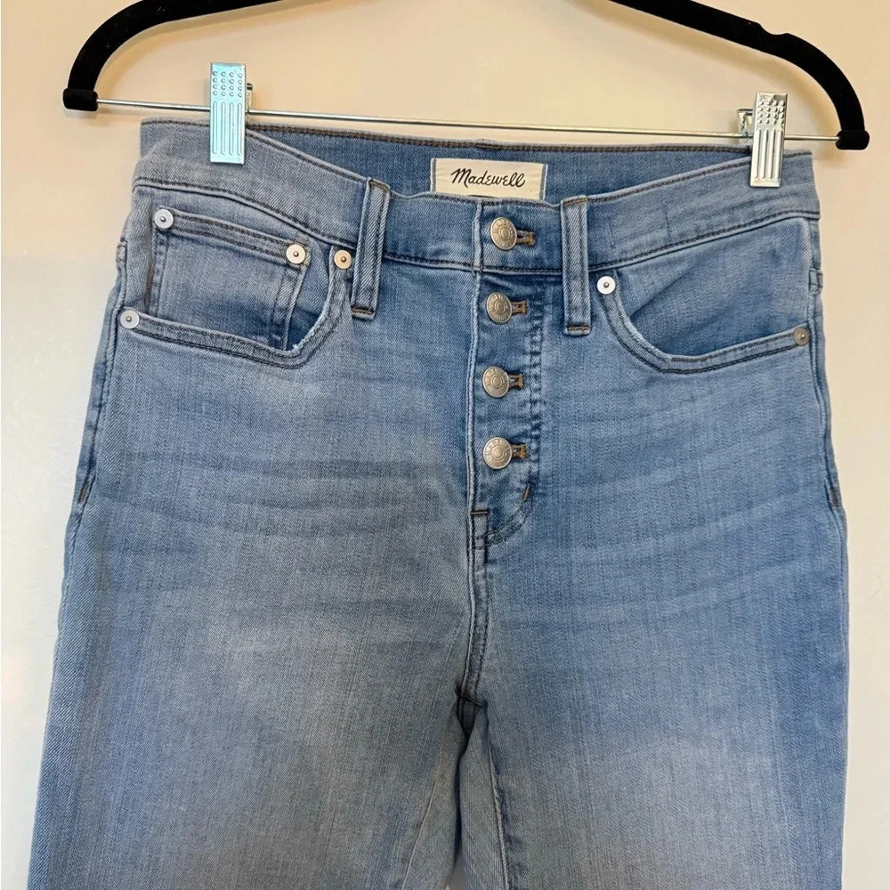 Madewell Cali-Demi Boot Button Fly Jeans in Size 26 - Picture 2 of 7
